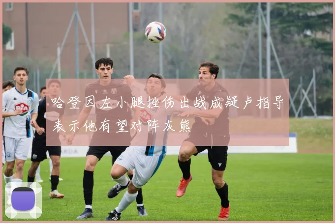 哈登因左小腿挫伤出战成疑卢指导表示他有望对阵灰熊